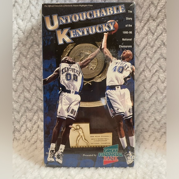 Untouchable Kentucky - Kentucky Basketball 1995-96 VHS national champions NEW! - Picture 1 of 3